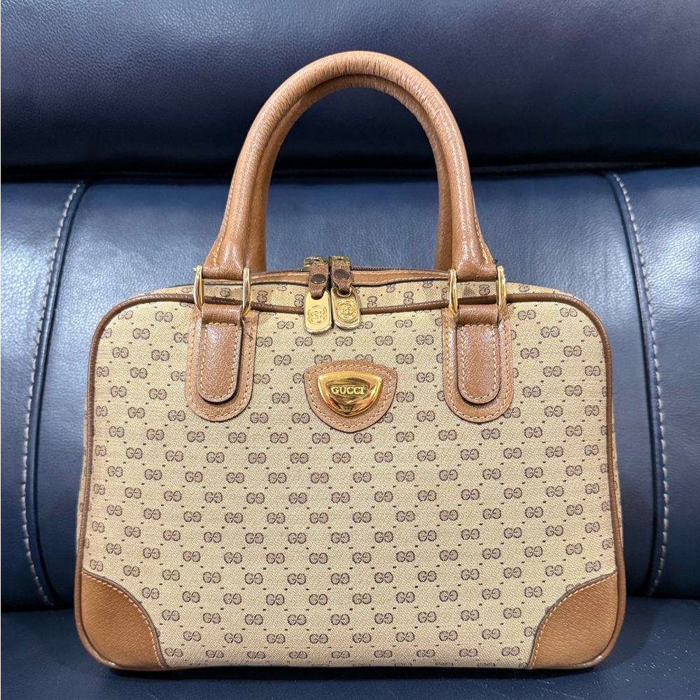 Vintage Gucci Micro GG Handbag